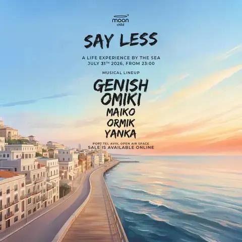 OMIKI x GENISH • FRIDAY OPEN AIR · תל אביב