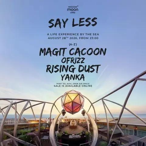 RISING DUST x MAGIT CACCON • FRIDAY OPEN AIR · תל אביב