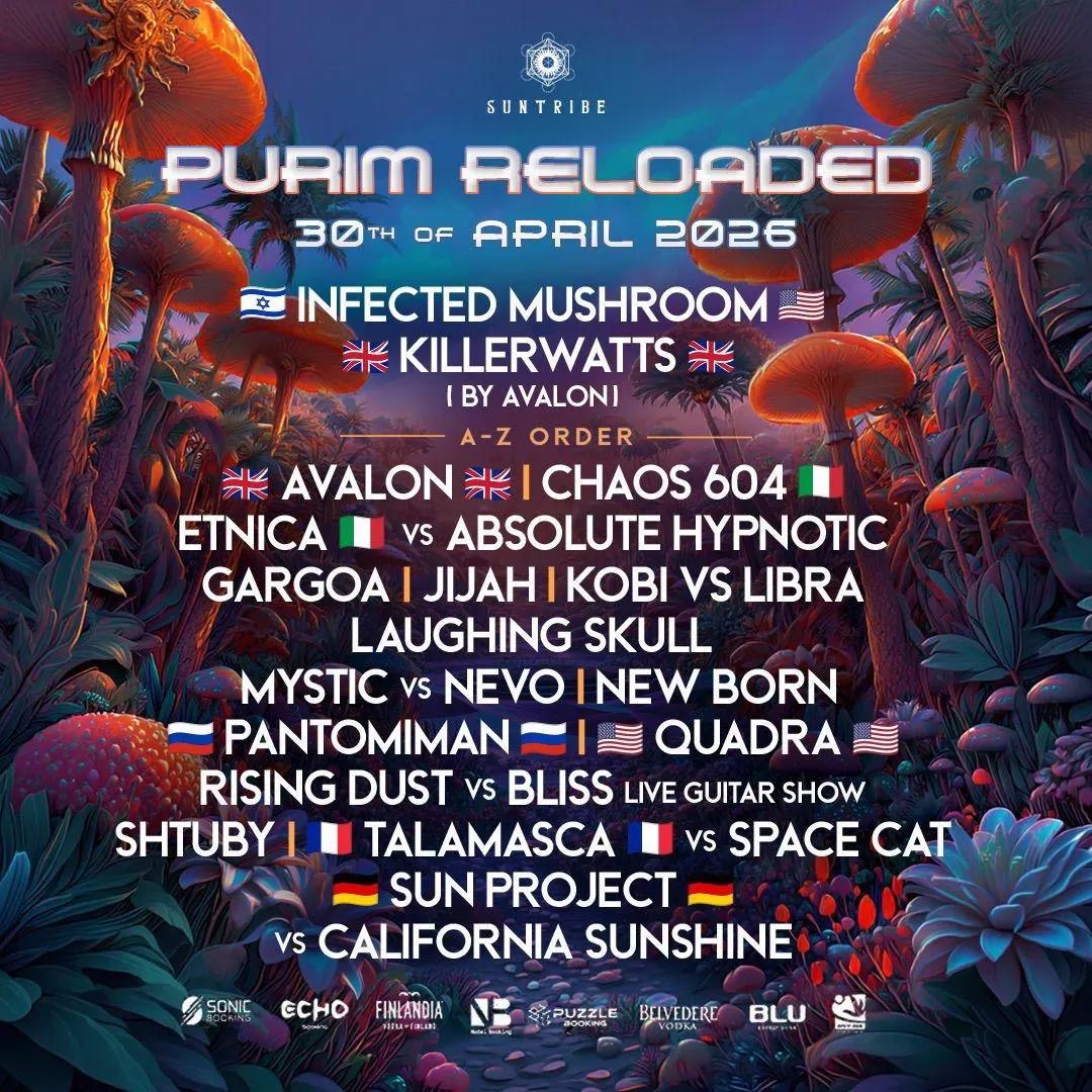 SunTribe Purim Festival 30.4-1.5.2026